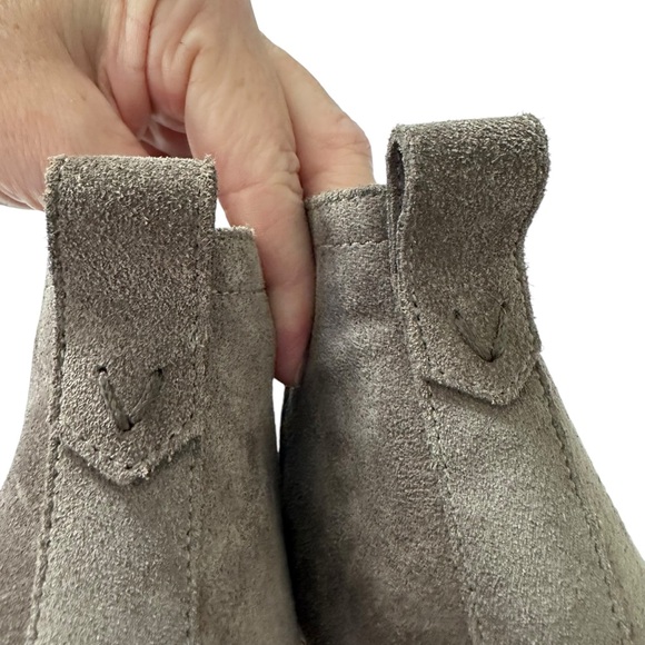 Vionic Paloma Suede Weather Resistant Wedge Greige Boot Size 9 - Picture 7 of 15